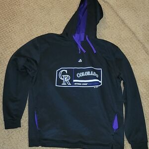Black and Purple Men's Hoodie